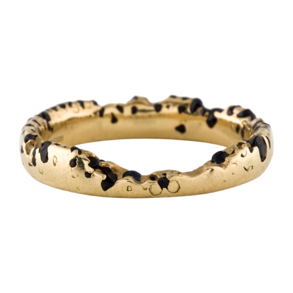 WANTED - Polly Wales Eroded Black Sappire ring